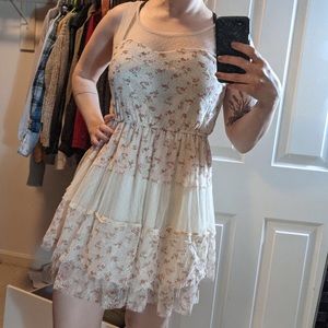 Floral lace dress